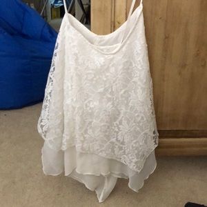 White tank top